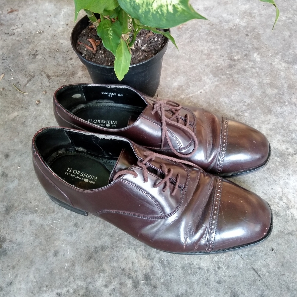 Florsheim brown Oxfords men's size 12D